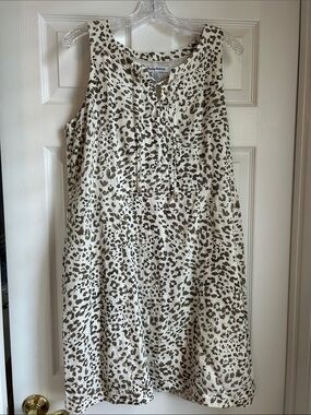 Tommy Bahama cheetah print dress-Sz L